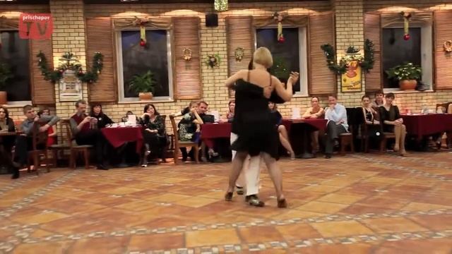 Gonzalo Robinson & Sasha Trofimova, Russia, Moscow, Milonga Europa in Cafe Gurman 2 смотреть онлайн