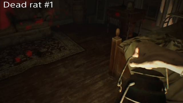 Resident Evil 7 DLC Banned Footage Vol. 1: All Dead Rats Location in Bedroom: Ratcatcher Trophy смотреть онлайн