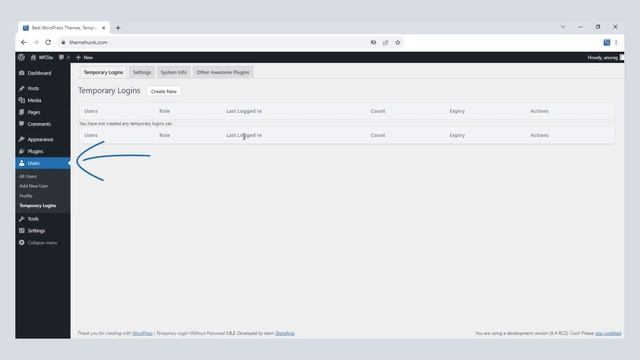 How to Create a Temporary Login in WordPress Website 2023 смотреть онлайн