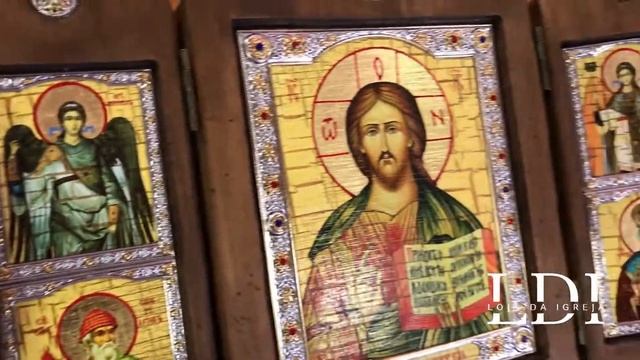 Икона Складень "Господь Вседержитель" смотреть онлайн