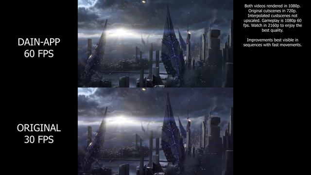 [DAIN-APP 60fps comparison] Mass Effect 3 - Leaving Earth смотреть онлайн