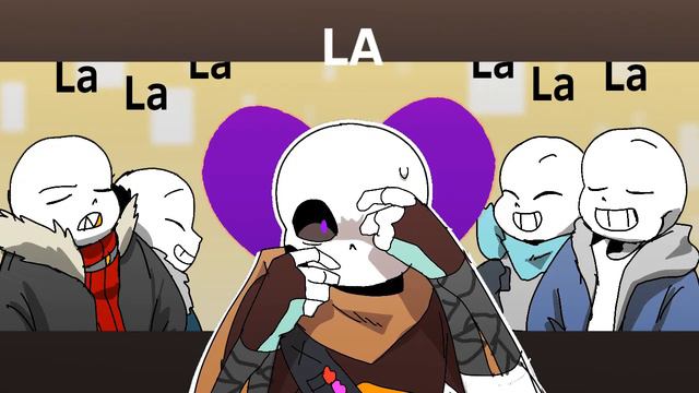 Everyone is dumb meme / ink sans & error sans смотреть онлайн