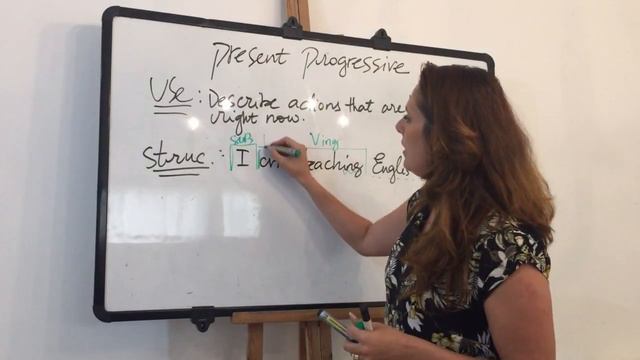 Present Progressive Overview смотреть онлайн
