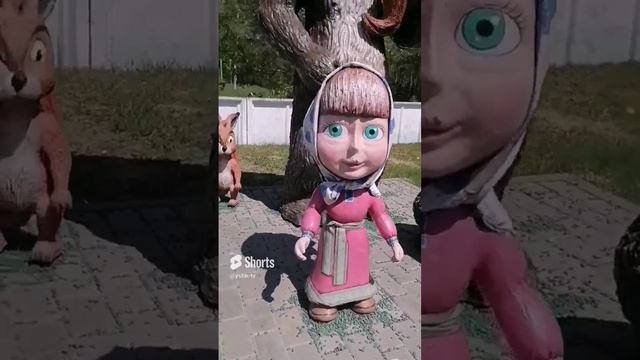 Маша, Медведь и друзья встречают Устина на заправке. #shorts смотреть онлайн