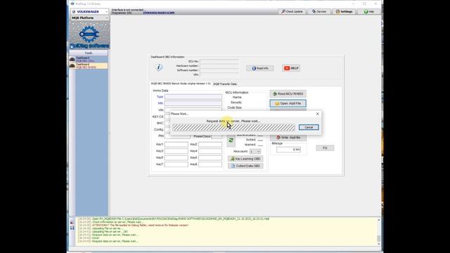 MQB RH850 instrument cluster Reading and WRITING IMMO + MILEAGE by PolDiag R7F701402 Renesas смотреть онлайн