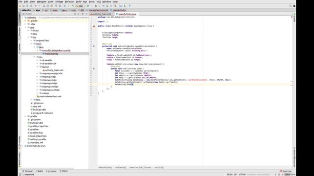Android DatePicker Tutorial with age calculation смотреть онлайн
