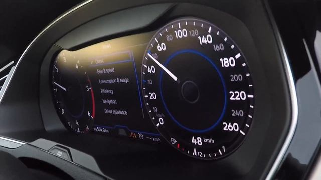 ACTIVE INFO DISPLAY WHILE DRIVING - VW PASSAT 2018 смотреть онлайн