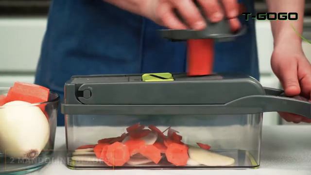 Cortador de verduras multifuncional 10 en 1, trituradora, picadora, rallador, rebanador, mandolina смотреть онлайн