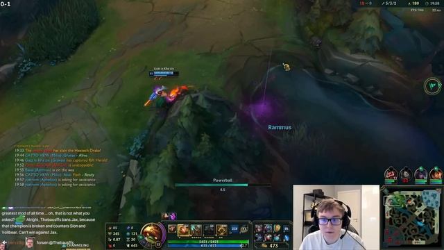 TOPLANE RAMMUS ONESHOTS EVERYTHING! смотреть онлайн