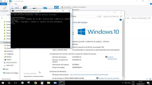 No puedo ejecutar python en el cmd SOLUCION смотреть онлайн