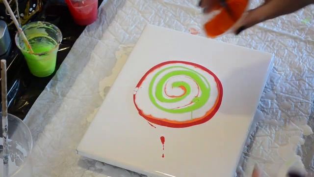 ЦВЕТЫ в стиле #FionaArt/ Рисуем цветы жидким акрилом/ Секретная добавка. смотреть онлайн