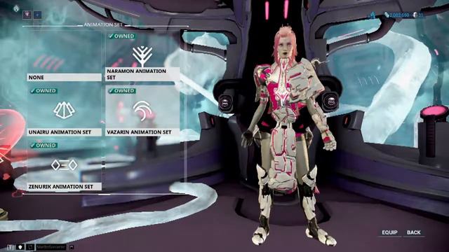 Warframe Operator's animation sets смотреть онлайн