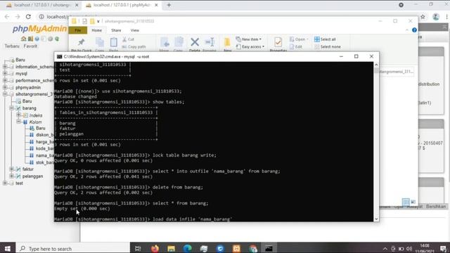 Backup dan Restore Database menggunakan perintah SQL dan MySQL Dump смотреть онлайн
