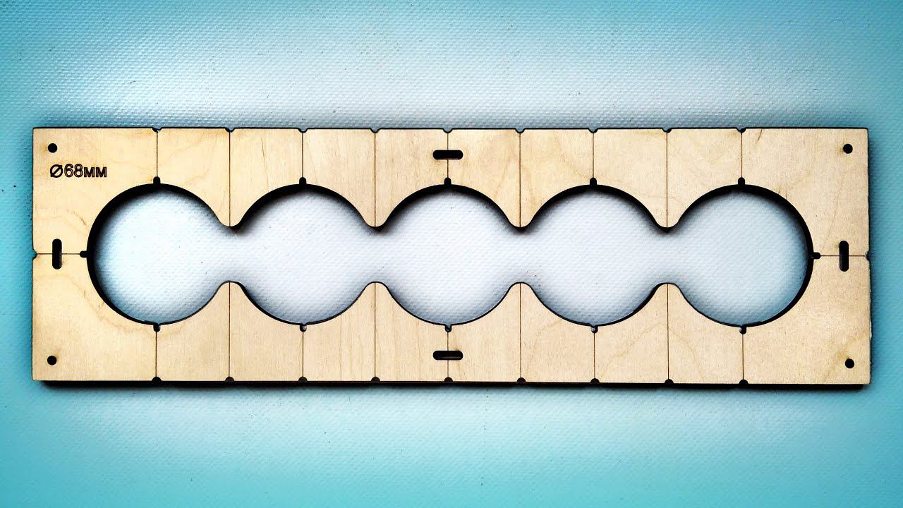 Шаблон для сверления подрозетников 68мм