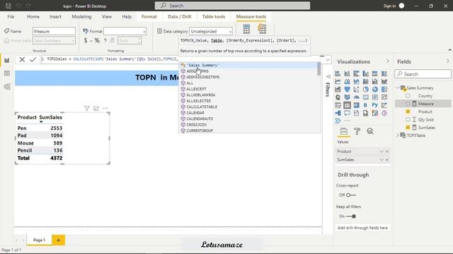 DAX TOPN | Dynamic TOPN with Table & Measure смотреть онлайн