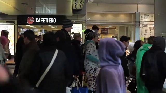 Karneval In Cologne Central Station, Germany