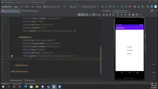 How to create a radio button in Android Studio смотреть онлайн