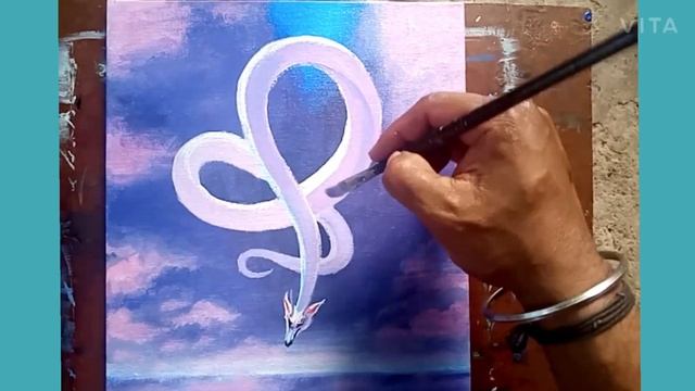 How to draw Chihiro and Haku(Dragon) from spirited away. |Spirited Away drawing |Anime drawing. смотреть онлайн
