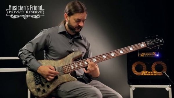 Spector USA NS-5H2-EX Buckeye Burl Top 5-String Bass Guitar