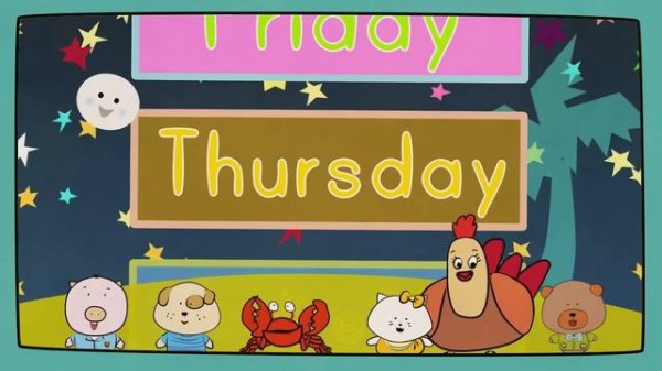 Days of the Week Song _ The Singing Walrus