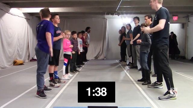 Fencing Class Attempts the Squat Challenge: Bring Sally Up (Flower by Moby) смотреть онлайн