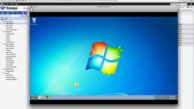 KASEYA VSA 7.0 — Remote Client Management смотреть онлайн