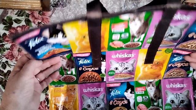 Еще раз про сумки из пакетиков. смотреть онлайн