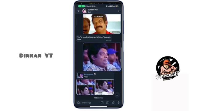 How To Convert Photo Into Anime Using Telegram Bot Malayalam | Dinkan YT смотреть онлайн