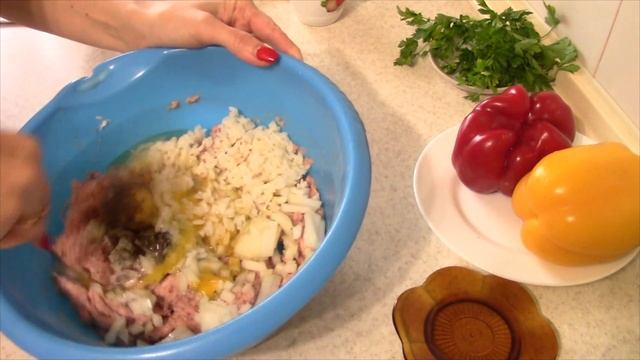 Мясной ХЛЕБЕЦ с болгарским перцем смотреть онлайн