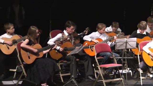 Sous le ciel de Paris (ens. de guitares classiques et accordéon) смотреть онлайн