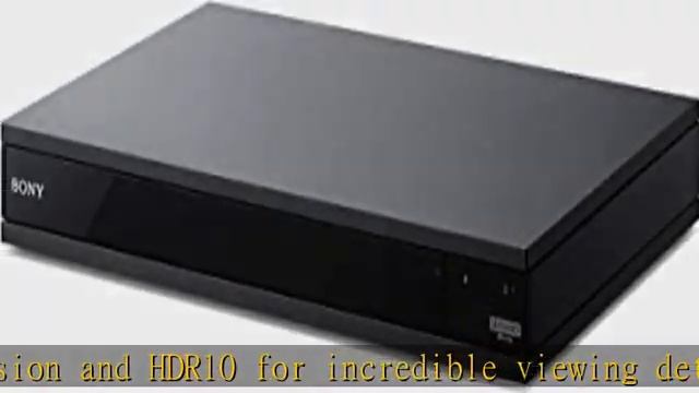 Sony UBP-X800M2 4K UHD Home Theater Streaming Blu-Ray Disc Player (UBPX800M2), Black смотреть онлайн