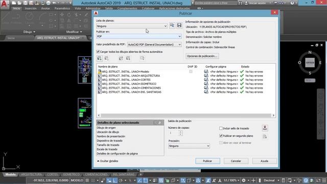 Como Convertir de AutoCAD varios planos en un solo PDF a COLOR Y BLANCO Y NEGRO смотреть онлайн