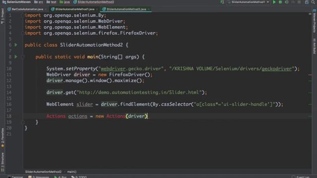 How to Automate Slider in Selenium WebDriver - Method 2 смотреть онлайн
