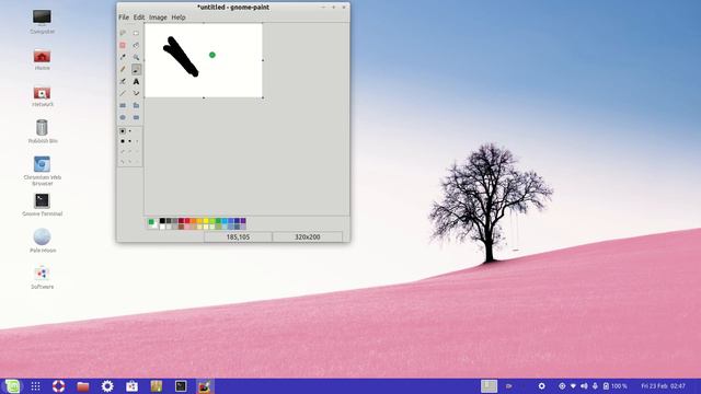 Linux Mint With Gnome Desktop. смотреть онлайн