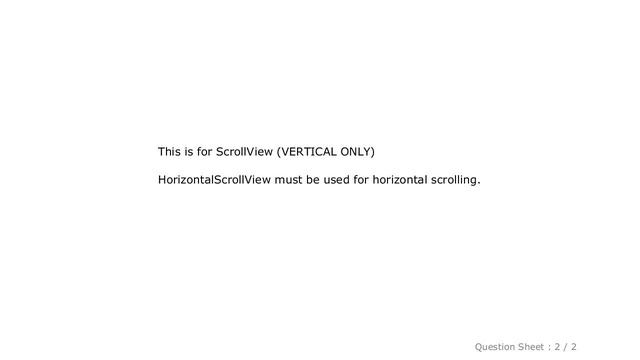 Android : ScrollView not scrolling at all смотреть онлайн