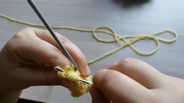 Узор спицами "Миндаль" смотреть онлайн