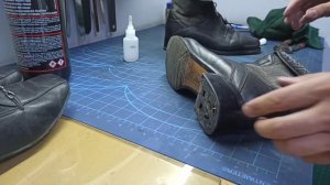 Ремонт каблука. Установка набоек и подклейка испорченной кем то обуви