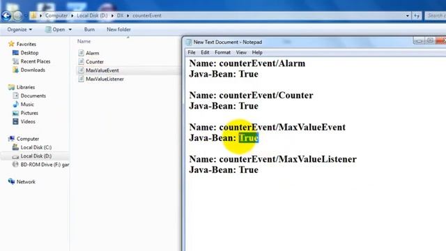 Java Bean User-Defined Events Example смотреть онлайн