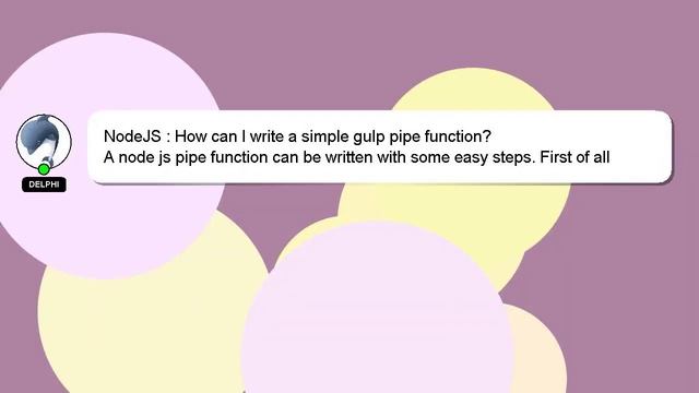 NodeJS : How can I write a simple gulp pipe function? смотреть онлайн