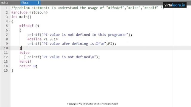 CL109 To Understand the usage of ifndef,else,endif смотреть онлайн
