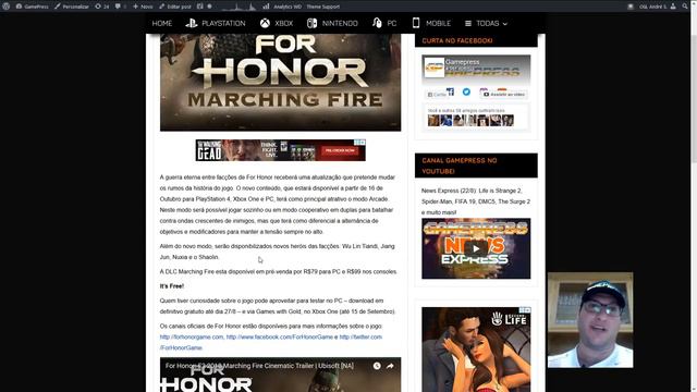 News Express - 23/8 - Xbox All Access, FIFA 19 Survive, For Honor, Pokemon e mais! смотреть онлайн