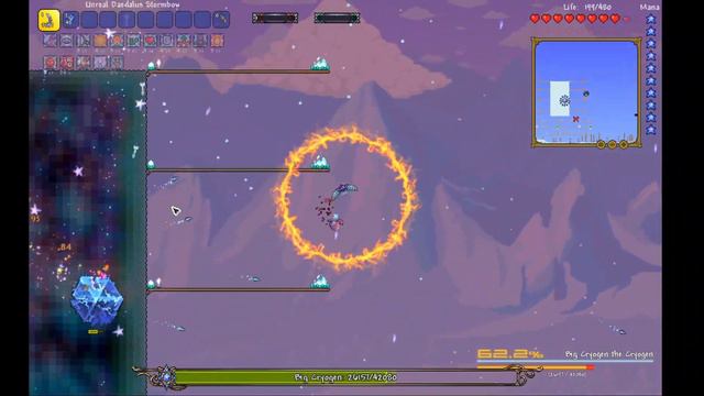 Terraria Calamity Mod: Cryogen Revengeance No Armor смотреть онлайн