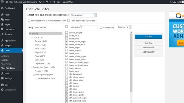 How To Control WordPress User Permissions Effectively Using The User Role Editor смотреть онлайн