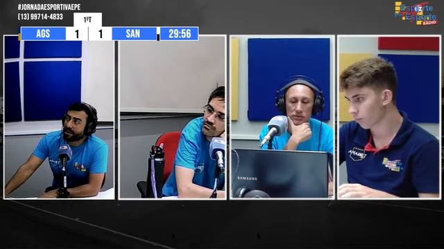 AO VIVO ÁGUA SANTA X SANTOS | COPA SÃO PAULO DE FUTEBOL JÚNIOR 2024 | JORNADA ESPORTIVA EPE