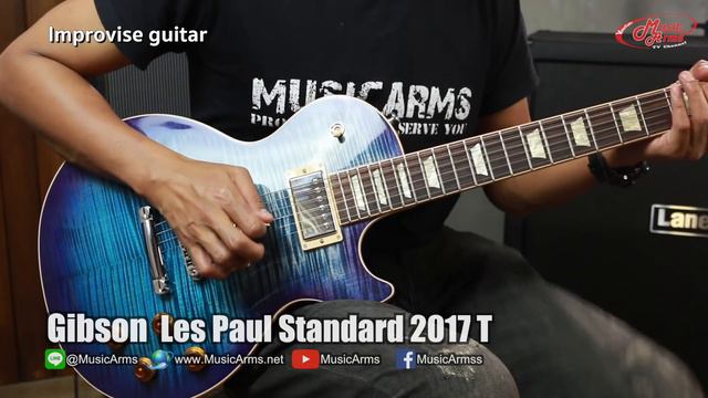 Improvise Guitar Gibson Les Paul Standard 2017 T By ปืน смотреть онлайн