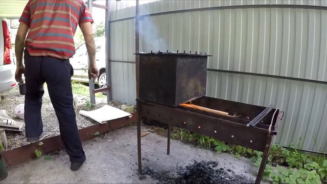 Горячее копчение окуня и щуки! на буковых опилках. смотреть онлайн