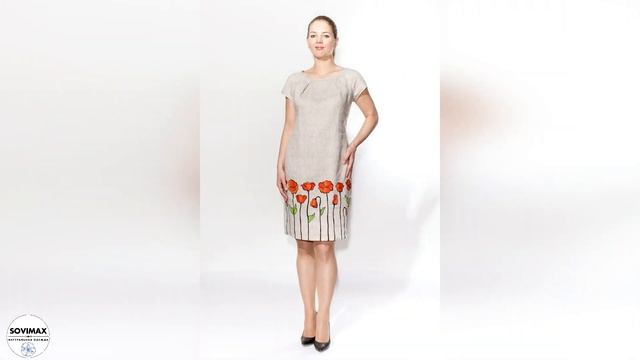 Жара. Чем хороша одежда изо льна? Обзор льняных платьев! смотреть онлайн