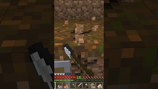 When You Get Mining Fatigue On Minecraft! ?#shorts