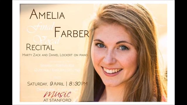"Granadina" by Joaquín Nin | Amelia Farber, Soprano смотреть онлайн