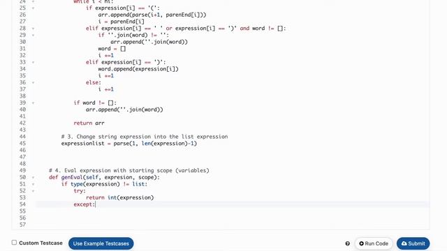 Leetcode 736. Parse Lisp Expression - Weekly contest 60 prob 4 - Python смотреть онлайн
